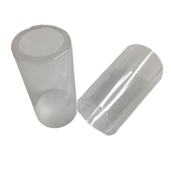Clear shrink caps
